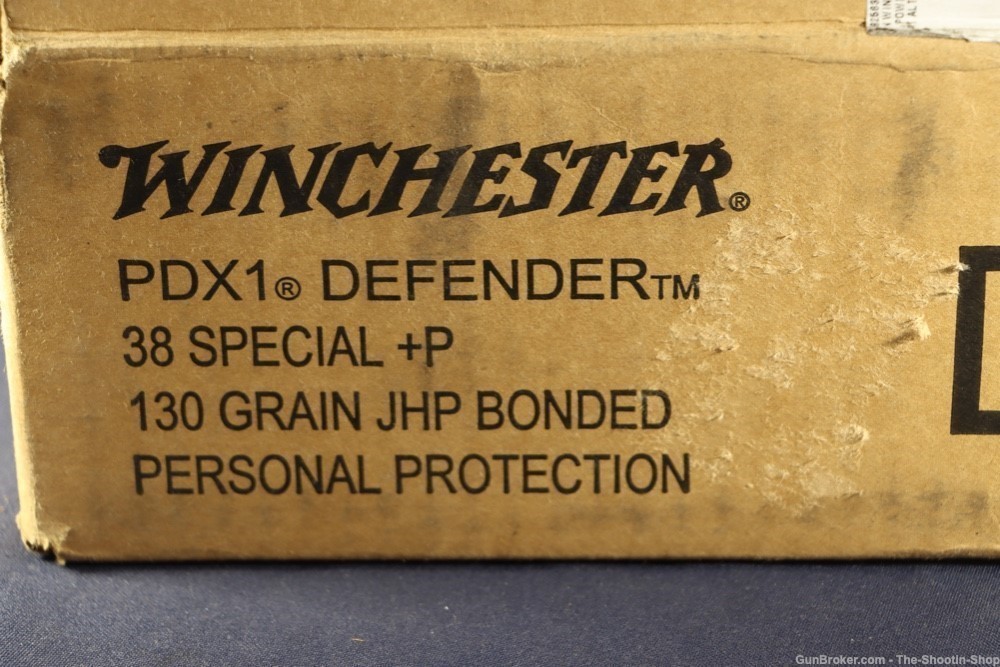 Winchester Defender 38 SPL +P Pistol Ammunition 200RD Ammo Case 130GR JHP-img-7