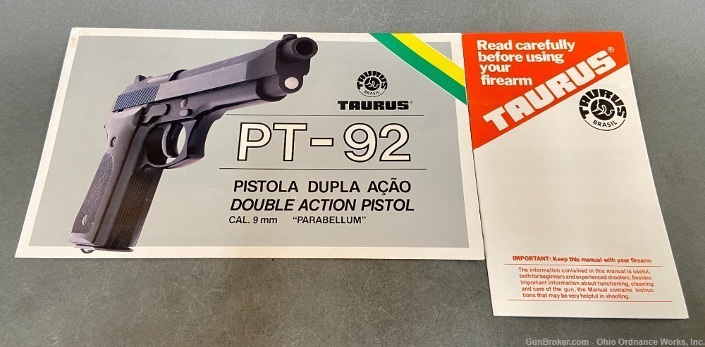 Taurus PT92 Pistol NIB-img-31