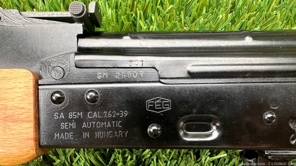 CMENT FEG SA 85M 7.62x39 AK Thumbhole Wood Stock SA85M RH 5-Rd Mag Hungary -img-4