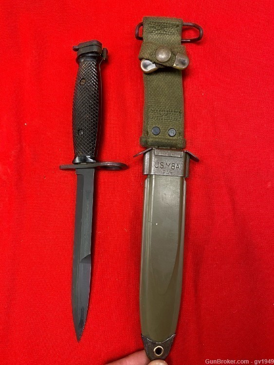 Used but nice M7 With M8A1 Scabbard-img-0