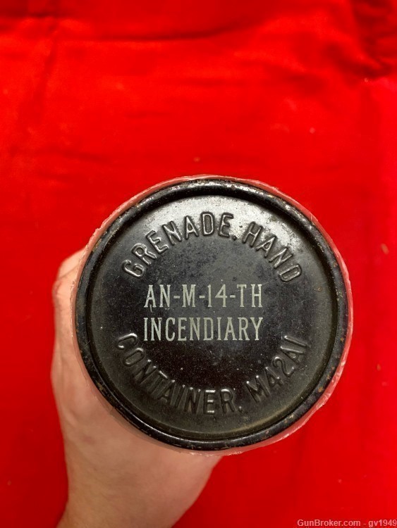 WW2 Vintage Incendiary Grenade Can-img-0