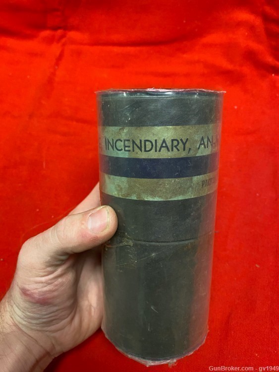 WW2 Vintage Incendiary Grenade Can-img-1
