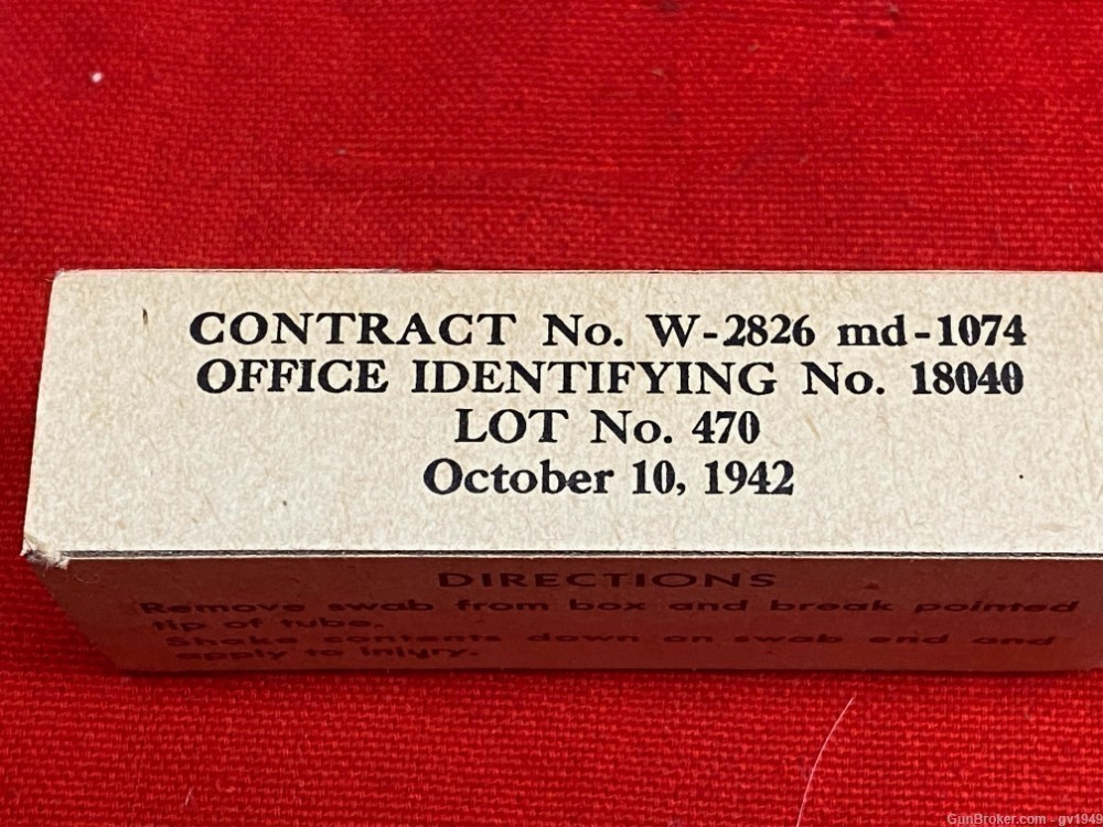 Original WW2 USGI Iodine Swabs - Box of 6-img-1