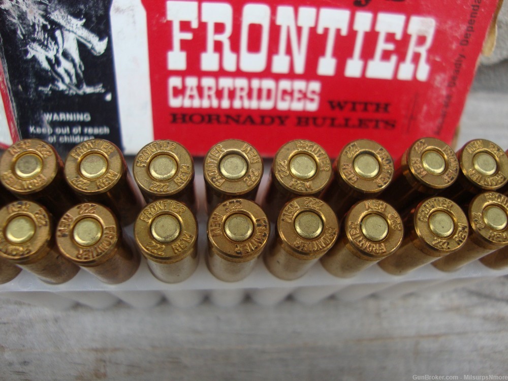 Nice Assorted Lot Of 55 Rounds .222 Remington Ammo Hornady 222-img-8