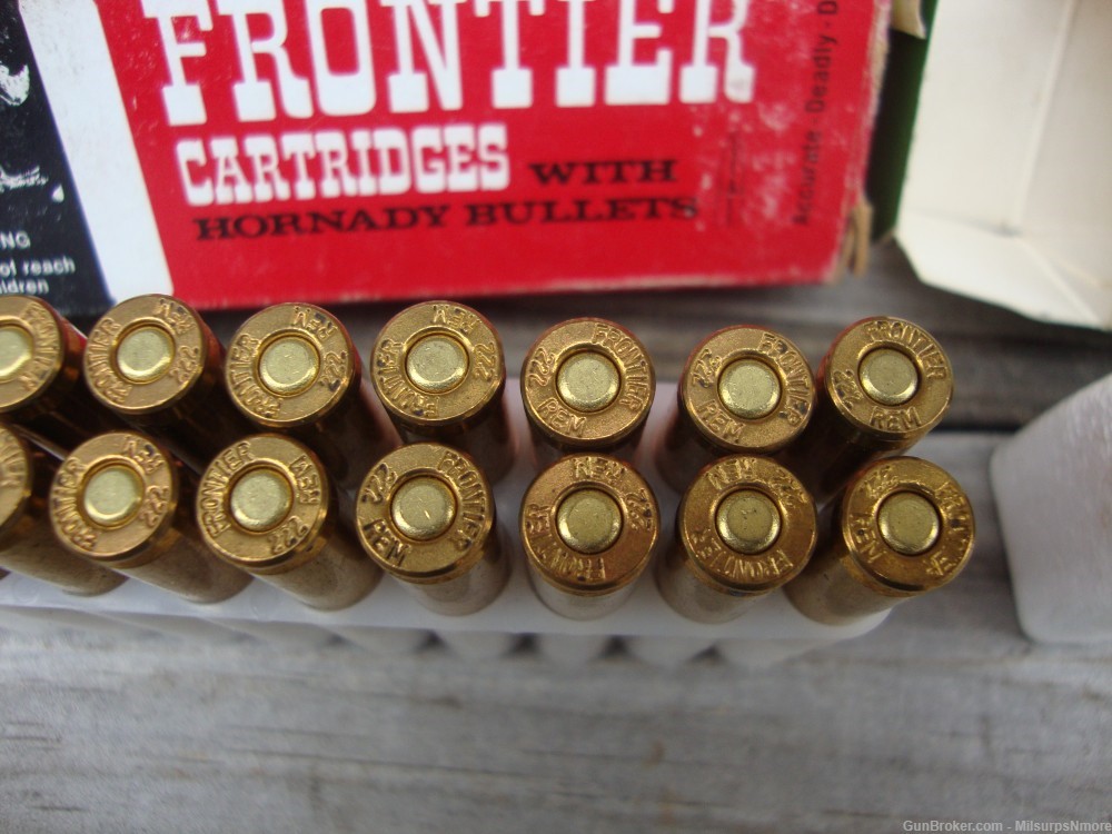 Nice Assorted Lot Of 55 Rounds .222 Remington Ammo Hornady 222-img-6