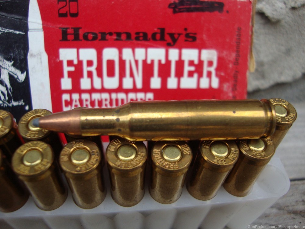 Nice Assorted Lot Of 55 Rounds .222 Remington Ammo Hornady 222-img-4