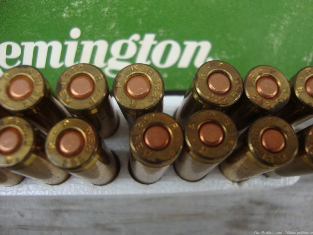 Nice Assorted Lot Of 55 Rounds .222 Remington Ammo Hornady 222-img-7