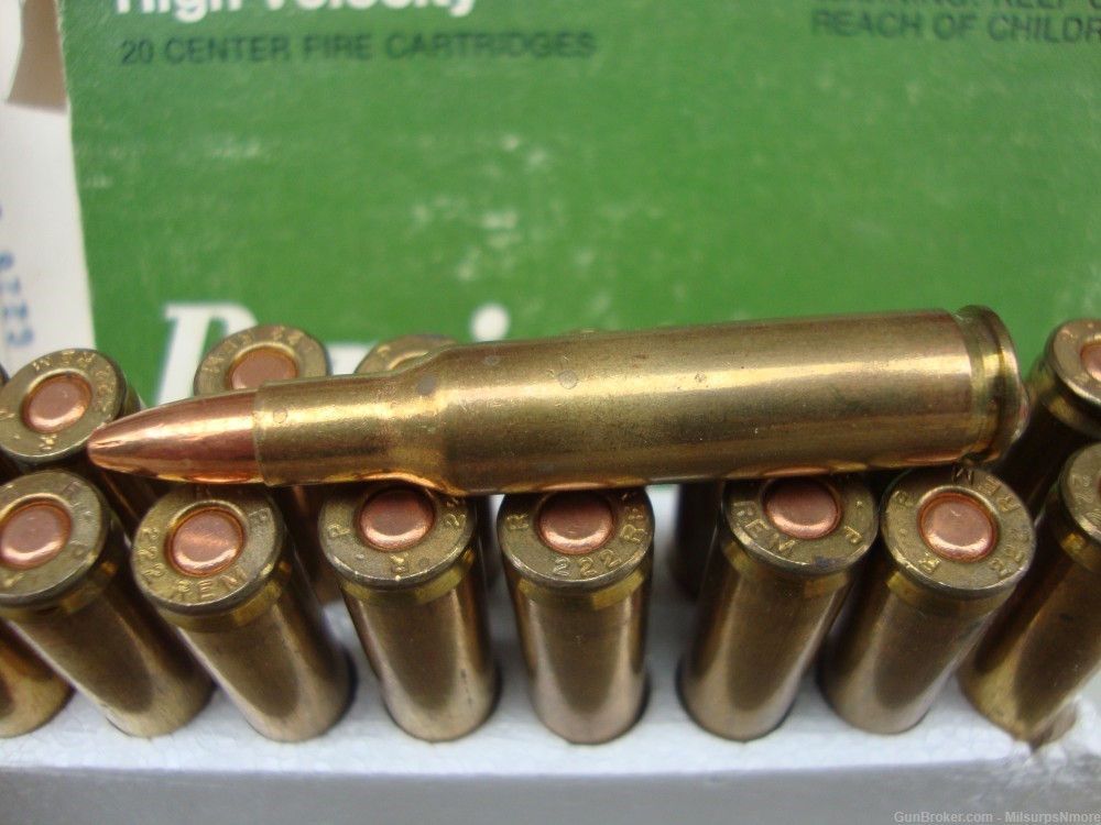 Nice Assorted Lot Of 55 Rounds .222 Remington Ammo Hornady 222-img-5