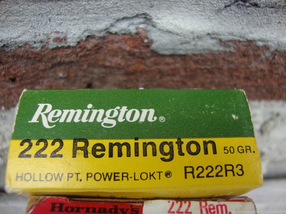 Nice Assorted Lot Of 55 Rounds .222 Remington Ammo Hornady 222-img-10