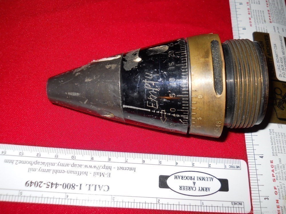 U.S. EXPERIMENTAL FUZE XM548  EARLY FROM Col. Jarrett COLLECTION-img-2