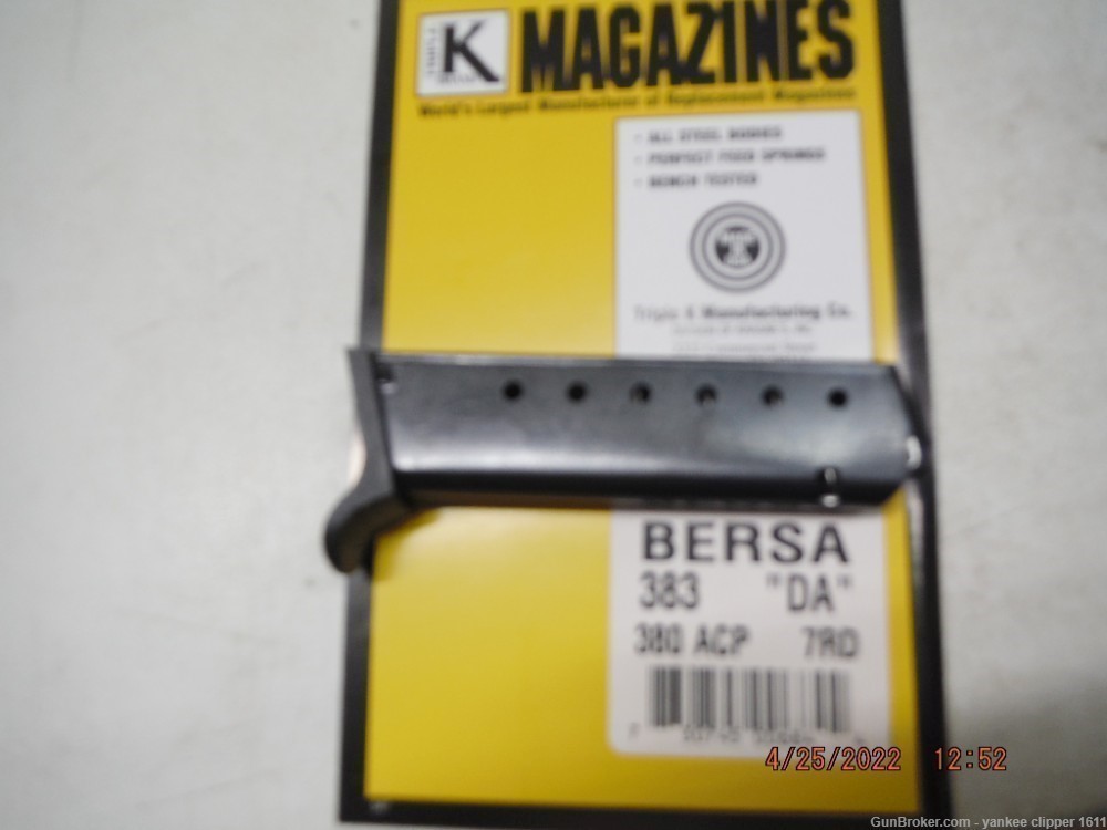 BERSA 383 DA 380 ACP 7RD MAGAZINE-img-0