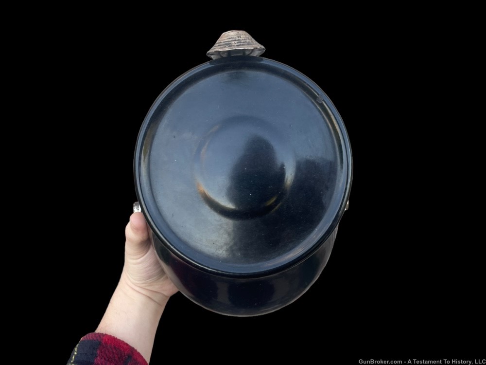 WWII GERMAN- POLICE TSHAKO HELMET- VERY GOOD CONDITION- WW2 BRING BACK-img-4