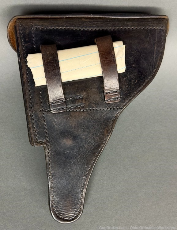 1934 dated Otto Sindel Berlin Luger Holster for K Date Luger-img-3