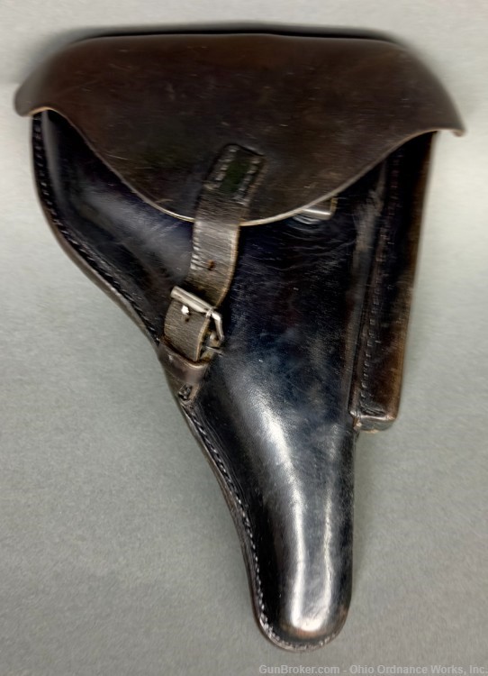 1934 dated Otto Sindel Berlin Luger Holster for K Date Luger-img-0