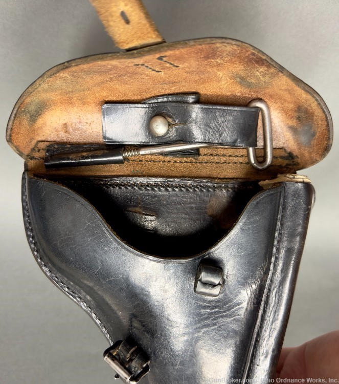 1934 dated Otto Sindel Berlin Luger Holster for K Date Luger-img-18