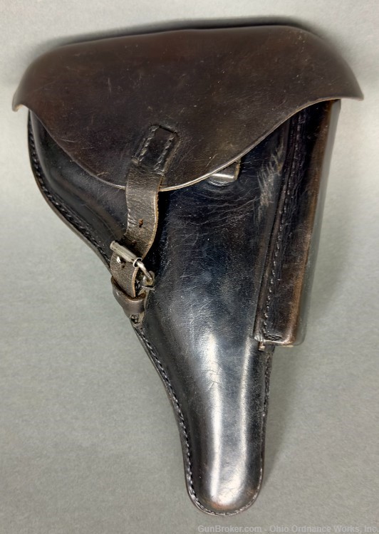 1934 dated Otto Sindel Berlin Luger Holster for K Date Luger-img-1