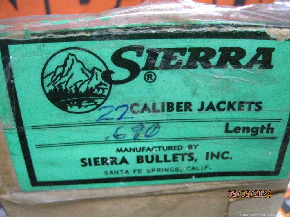 750+ pcs 22 cal .690" Copper Bullet Jackets Swage your own .224 cal bullets-img-1
