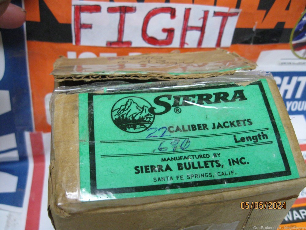 750+ pcs 22 cal .690" Copper Bullet Jackets Swage your own .224 cal bullets-img-0