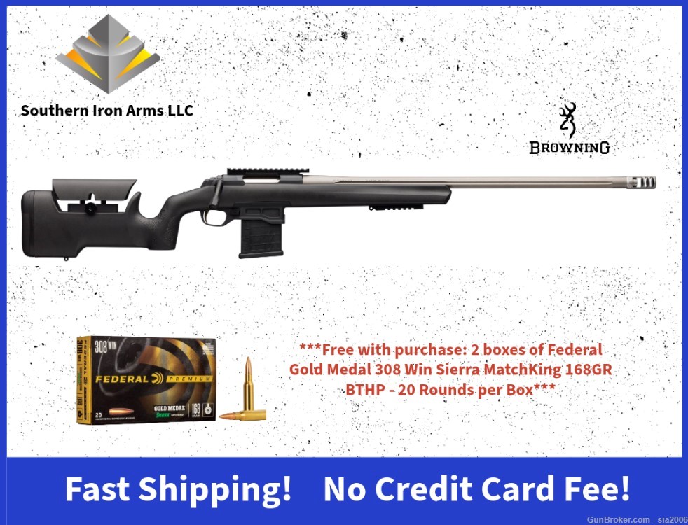 Browning X-Bolt Target Max 308 Win - New in Box (Free ammo with purchase)-img-0