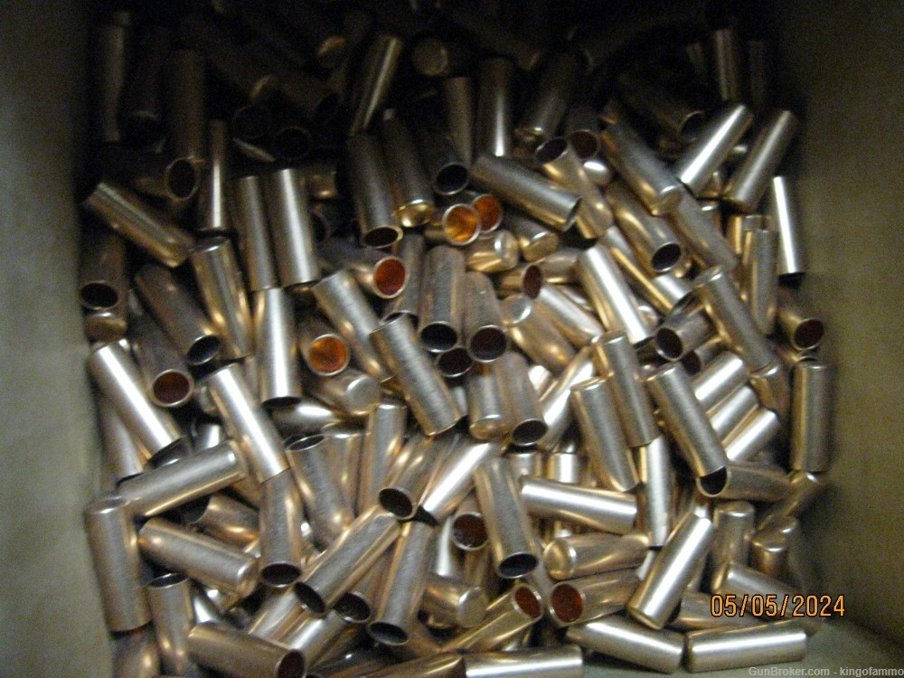 500+ pcs 22 cal .640" Copper Bullet Jackets Swage your own .224 cal bullets-img-1