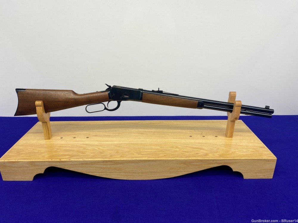 Winchester 1892 Short Rifle .357 Mag Blue 20" *ICONIC WESTERN STYLE RIFLE*-img-0