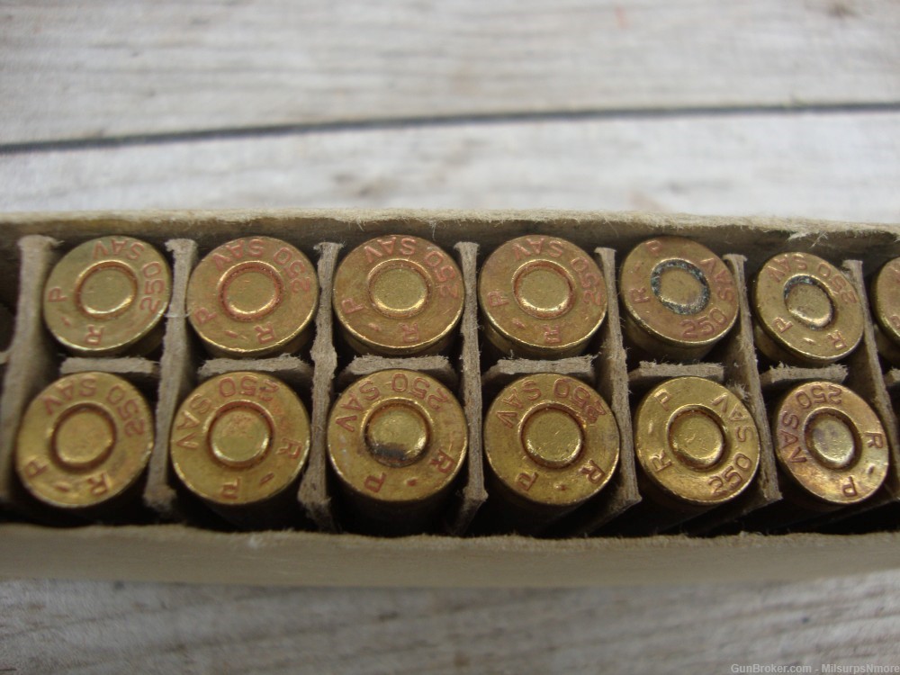 Nice Lot of 50 Rounds Assorted .250 Savage Ammo Remington-img-8