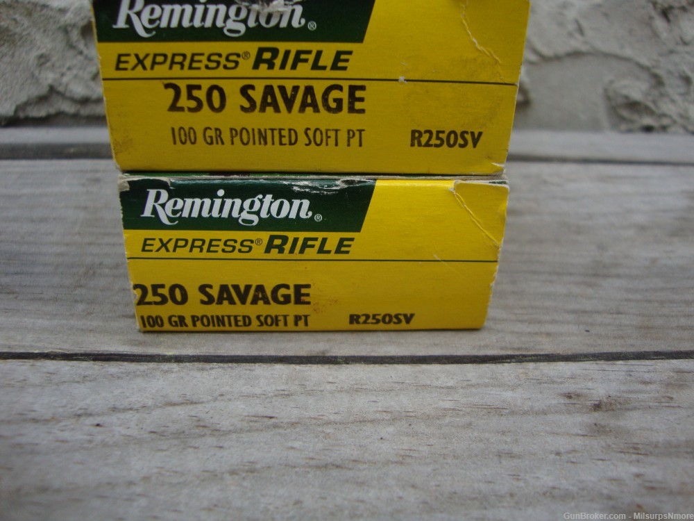 Nice Lot of 50 Rounds Assorted .250 Savage Ammo Remington-img-11
