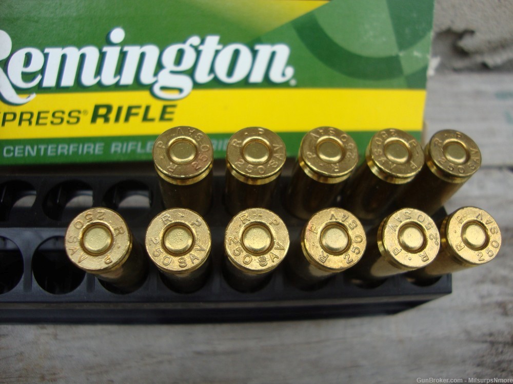 Nice Lot of 50 Rounds Assorted .250 Savage Ammo Remington-img-3