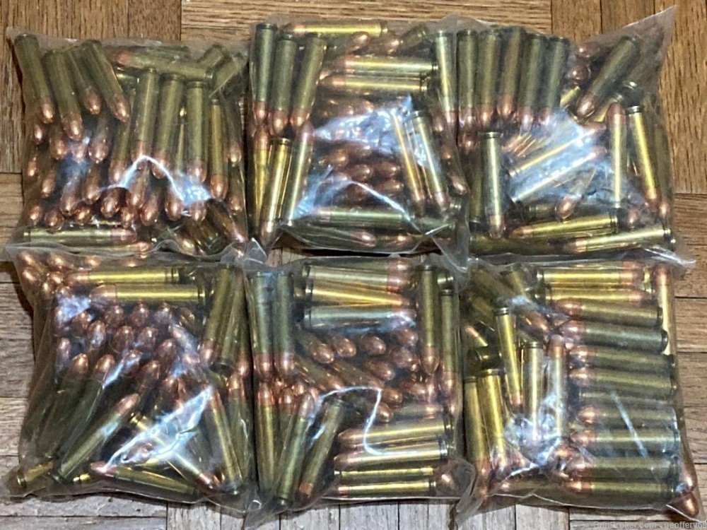 30 Carbine 30 M1 110 gr FMJ Rifle Ammo 300 rds 30M1 Remanufactured-img-2