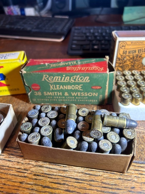 38 S&W Ammo Remington Kleanbore, Peters, Winchester Western 127 rds. -img-2