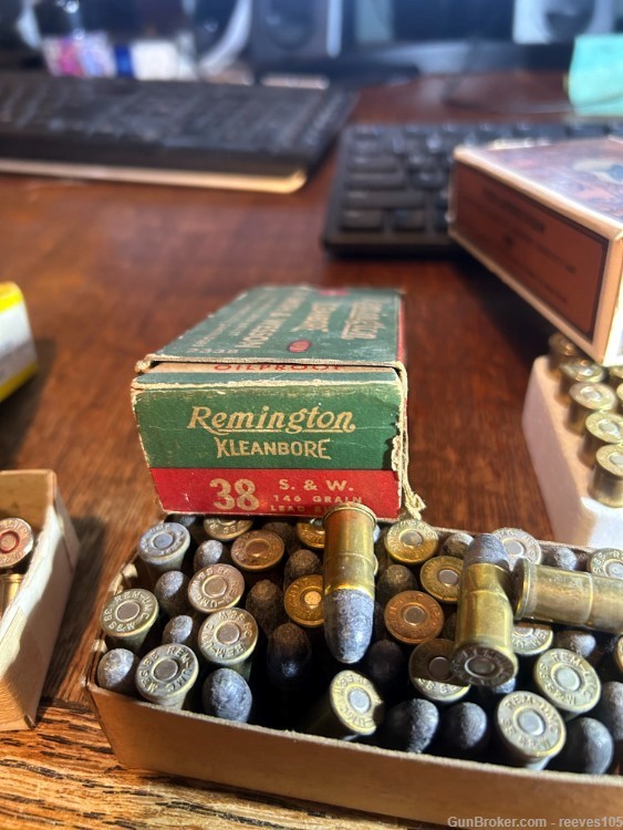 38 S&W Ammo Remington Kleanbore, Peters, Winchester Western 127 rds. -img-5