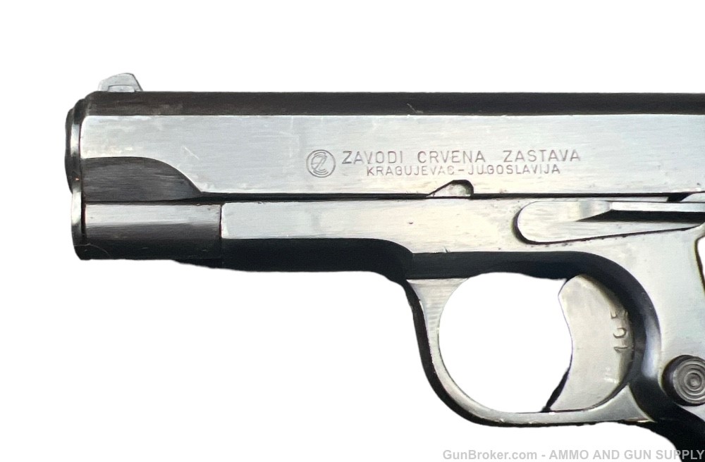 ZASTAVA M88A 9MM PARA - 3.5" - 8-RD MAG - VG CONDITION - PENNY START - RARE-img-2