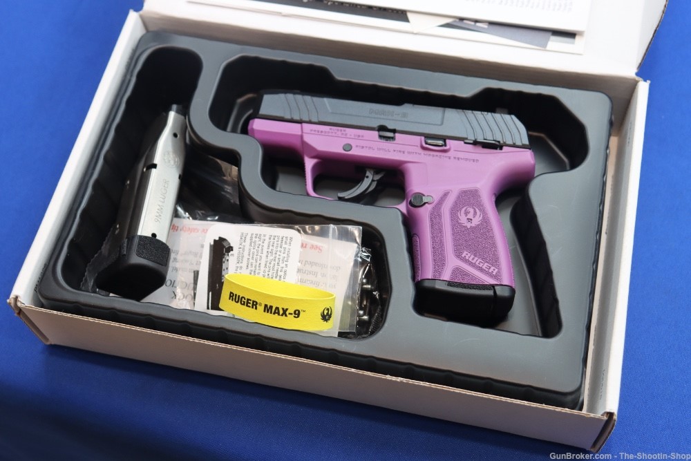 Ruger Model MAX-9 Compact Pistol PURPLE 9MM 12RD Optics Ready 03512 MAX9-img-1