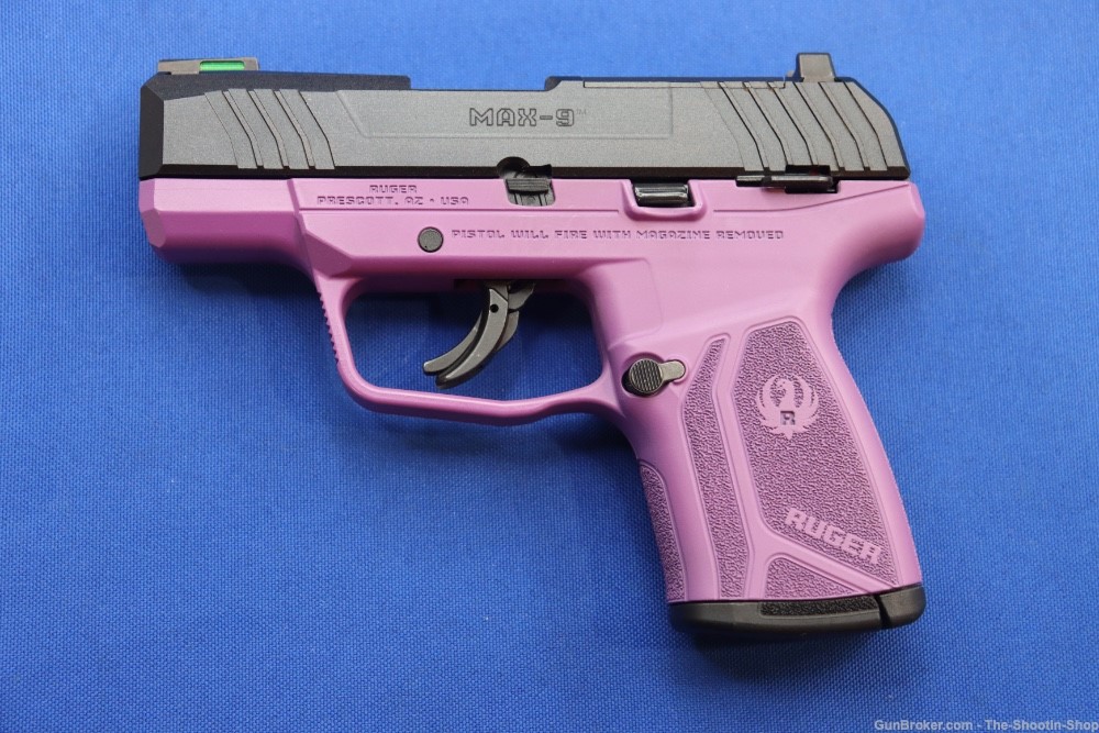 Ruger Model MAX-9 Compact Pistol PURPLE 9MM 12RD Optics Ready 03512 MAX9-img-2
