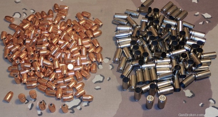 Brass n Bullets - 10MM/200 JHP Bullets & 99 pcs Range Brass (BnB10MMN02)-img-0