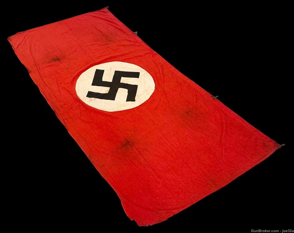 WW2 German NSDAP Party Banner Flag WWII SA Political world war -img-3