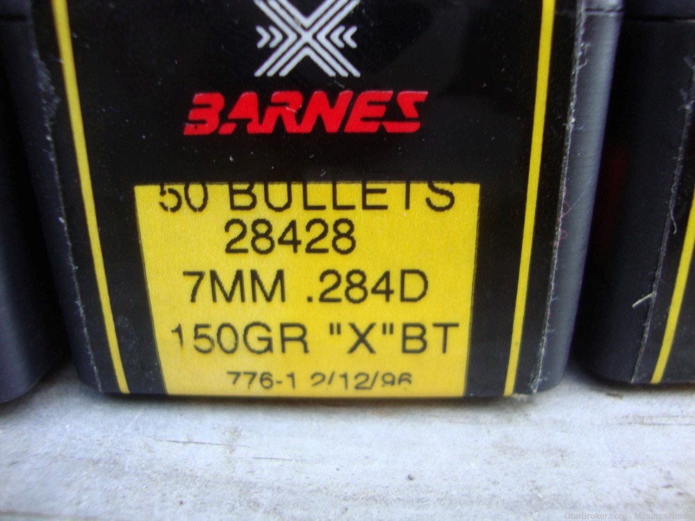 Nice Lot Of 200 Bullets 7mm 7x57 Mauser Reloading Barnes-img-5