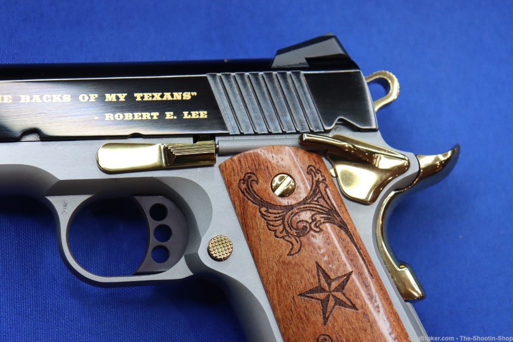 Colt Govt Model 1911 Pistol LONE STAR II 45ACP Gold Embellished 1 of 200 SA-img-11