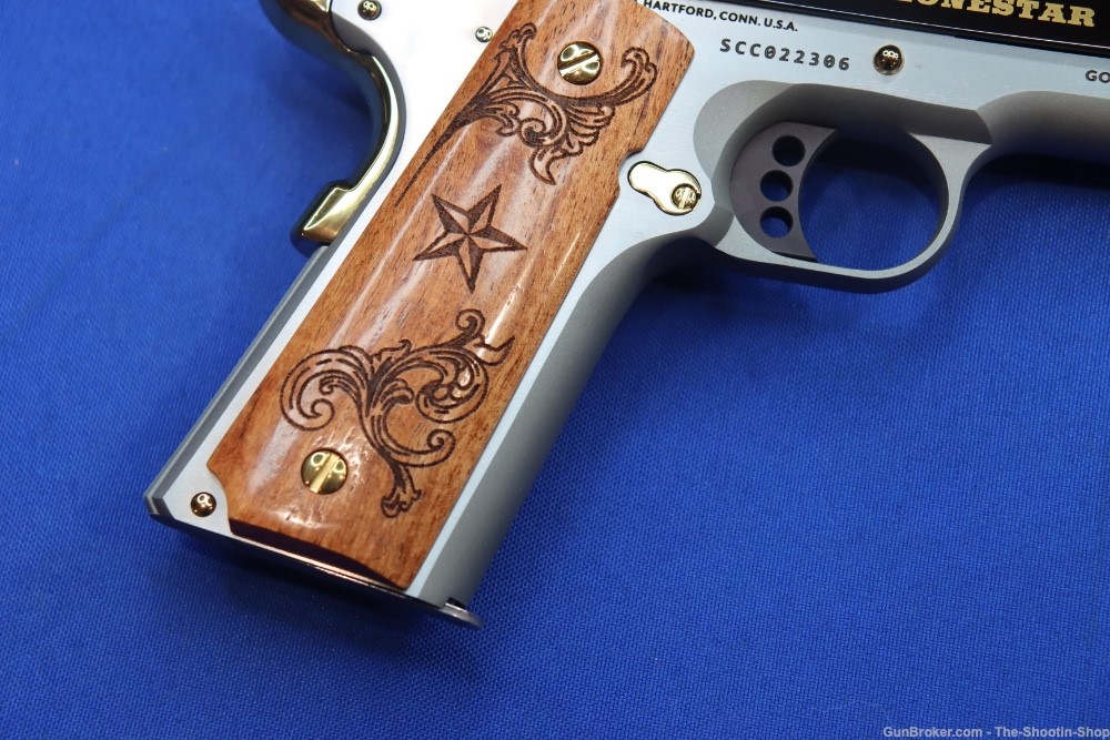 Colt Govt Model 1911 Pistol LONE STAR II 45ACP Gold Embellished 1 of 200 SA-img-5