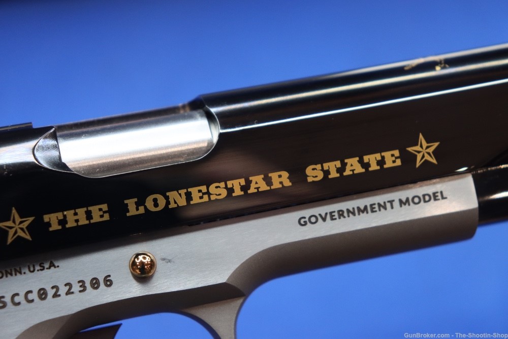 Colt Govt Model 1911 Pistol LONE STAR II 45ACP Gold Embellished 1 of 200 SA-img-27