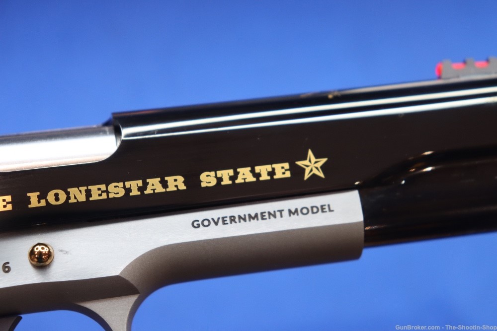 Colt Govt Model 1911 Pistol LONE STAR II 45ACP Gold Embellished 1 of 200 SA-img-30