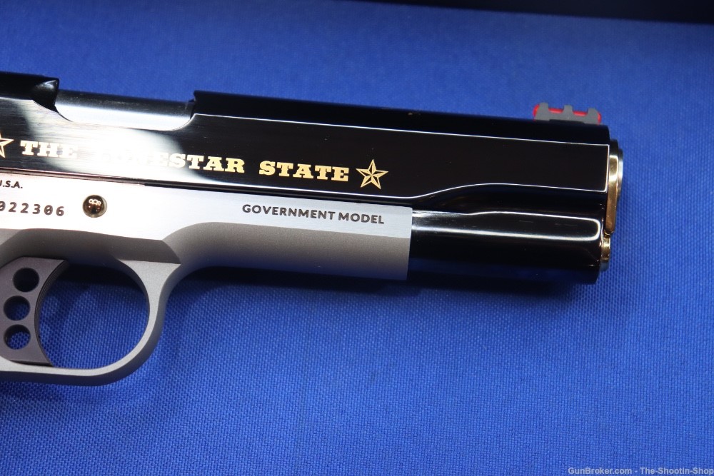 Colt Govt Model 1911 Pistol LONE STAR II 45ACP Gold Embellished 1 of 200 SA-img-2