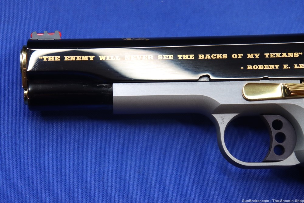 Colt Govt Model 1911 Pistol LONE STAR II 45ACP Gold Embellished 1 of 200 SA-img-9