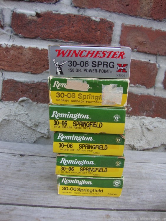 NICE LOT OF 120 ROUNDS OF 30/06 SPRINGFIELD SOFTPOINT HUNTING AMMO-img-1