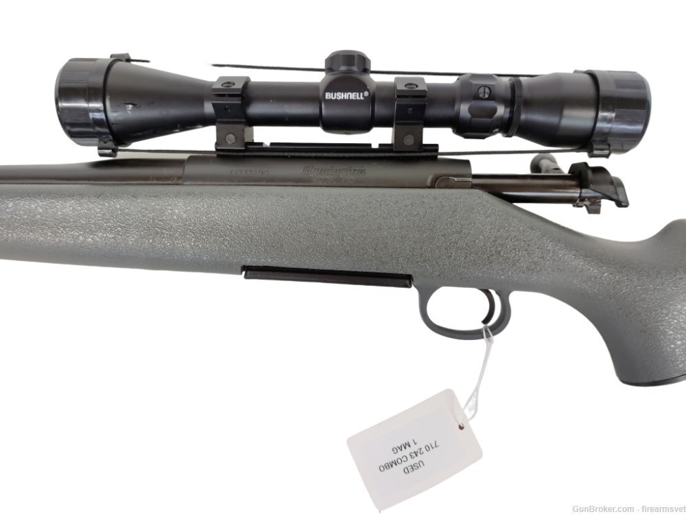Remington 710 Bolt Action Rifle .243WIN w/Mag, Bushnell Scope-img-3