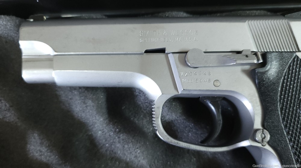 Smith & Wesson Model 5946 S&W Stainless 9mm SS DAO 4" Layaway-img-3