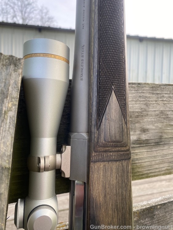 Browning A Bolt Eclipse M1000 300 WSM Thumb Hole Leupold Silver Vari X III-img-11