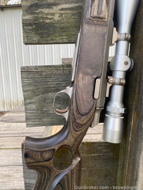 Browning A Bolt Eclipse M1000 300 WSM Thumb Hole Leupold Silver Vari X III-img-17