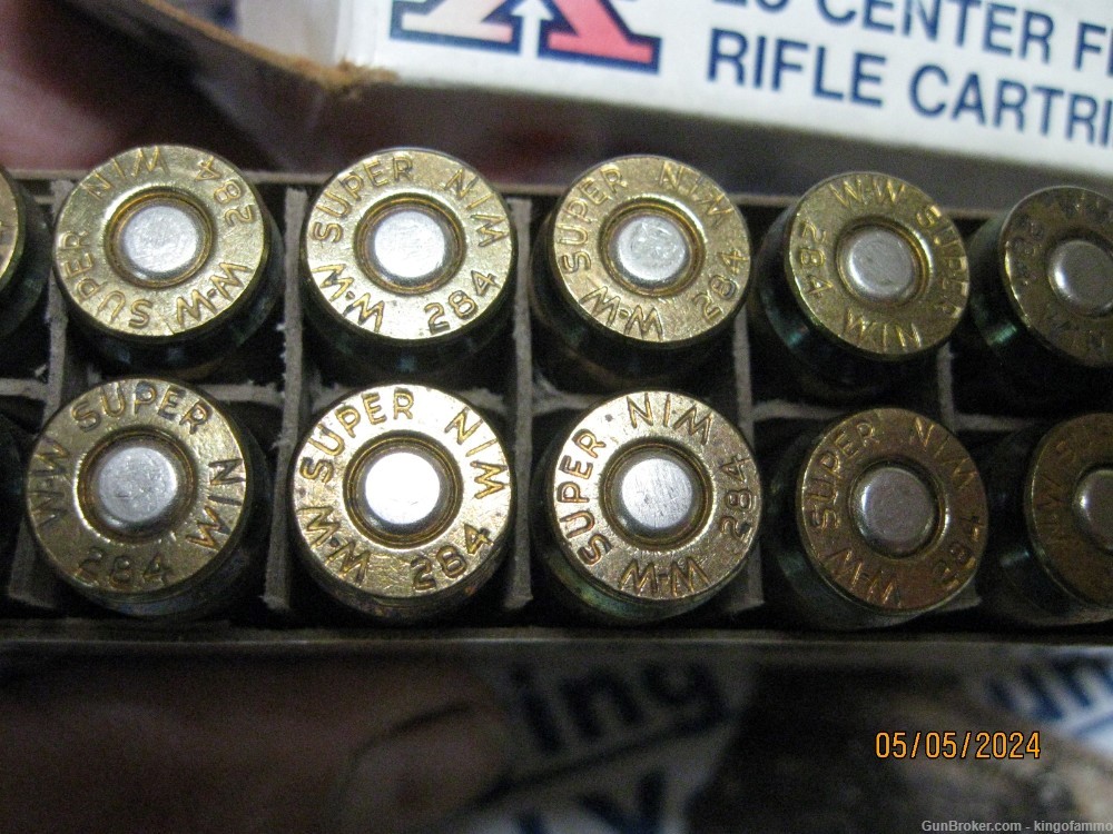 284 Winchester 150 gr Power-Point ammo 20 rd bx Scarce Deer Ammo more avail-img-3