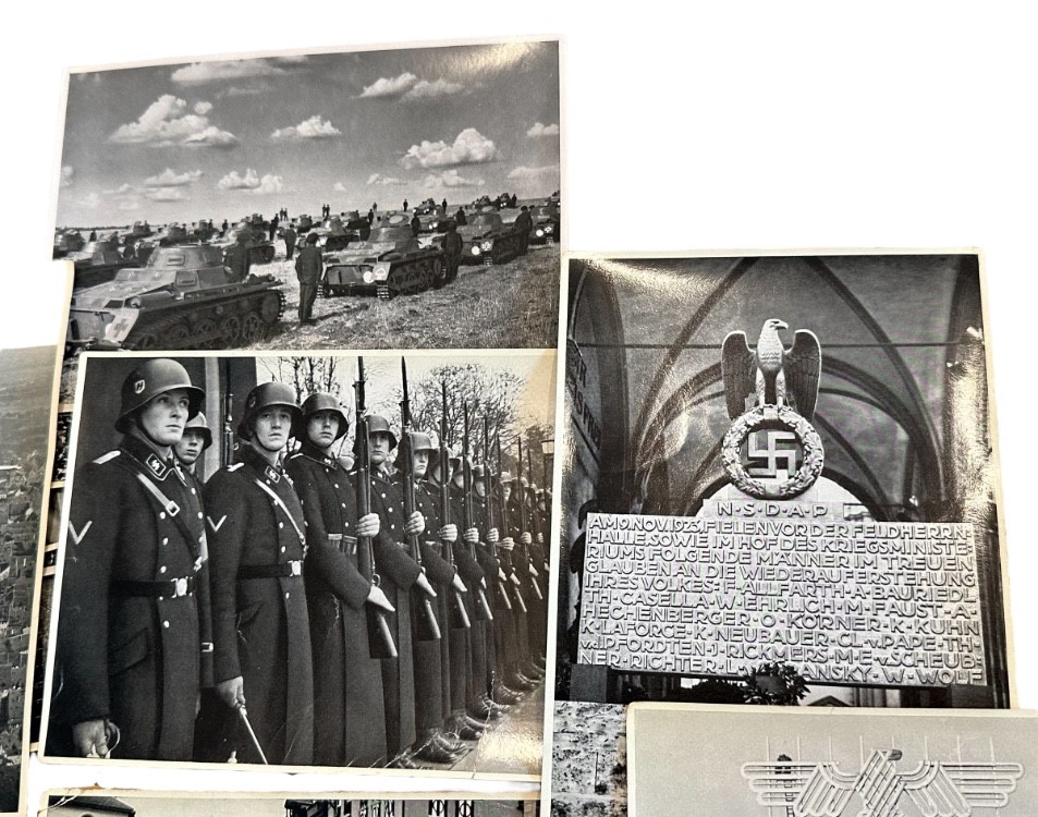 WW2 German AH SS NSDAP Photo Album 80 photos WWII helmet uniform sa flag -img-8